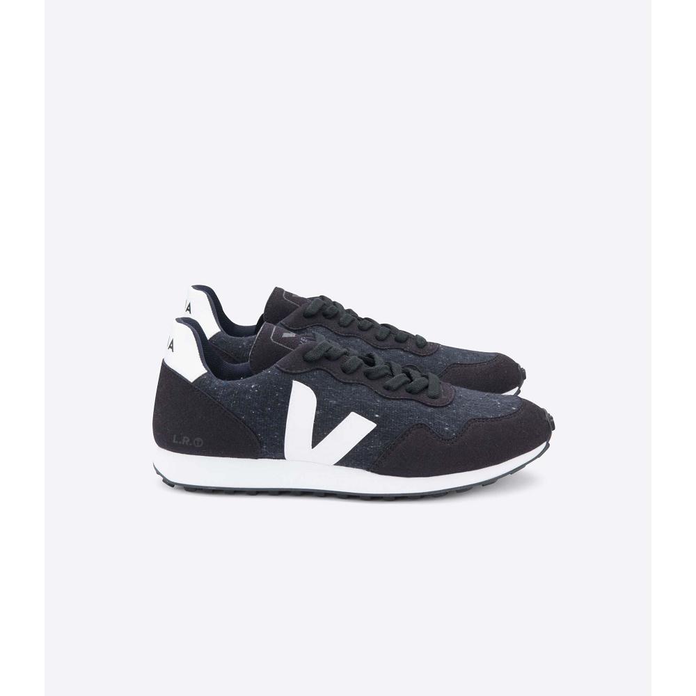 Veja SDU REC FLANNEL Women\'s Shoes Black | NZ 555RVD